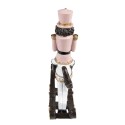 Clayre & Eef Christmas Decoration Nutcracker 18 cm Pink Polyresin