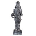 Clayre & Eef Figurine Nutcracker 47 cm Grey Polyresin