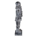 Clayre & Eef Figurine Nutcracker 47 cm Grey Polyresin