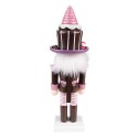 Clayre & Eef Figur Nussknacker 26 cm Violett Polyresin