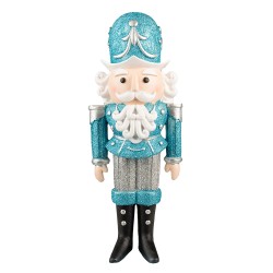 Clayre & Eef Figurine Nutcracker 47 cm Blue Polyresin