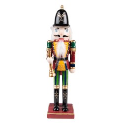 Clayre & Eef Figurine Nutcracker 30 cm Red Green Polyresin