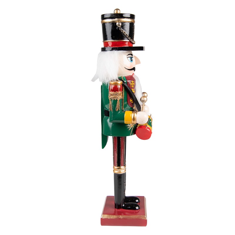 Clayre & Eef Figurine Nutcracker 30 cm Green Red Polyresin