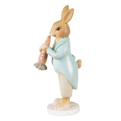 Clayre & Eef Figurine Rabbit 15 cm Brown Polyresin