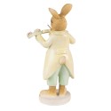 Clayre & Eef Figurine Rabbit 16 cm Yellow Green Polyresin