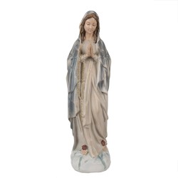 Clayre & Eef Statuetta Maria 35 cm Grigio Poliresina