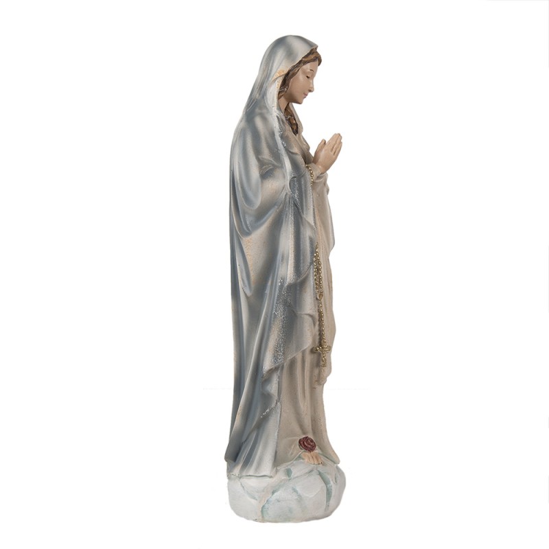 Clayre & Eef Figur Maria 35 cm Grau Polyresin