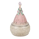 Clayre & Eef Carillon Donna Ø 12x19 cm Rosa Poliresina