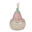 Clayre & Eef Carillon Donna Ø 12x19 cm Rosa Poliresina