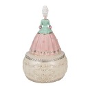 Clayre & Eef Carillon Donna Ø 12x19 cm Rosa Poliresina