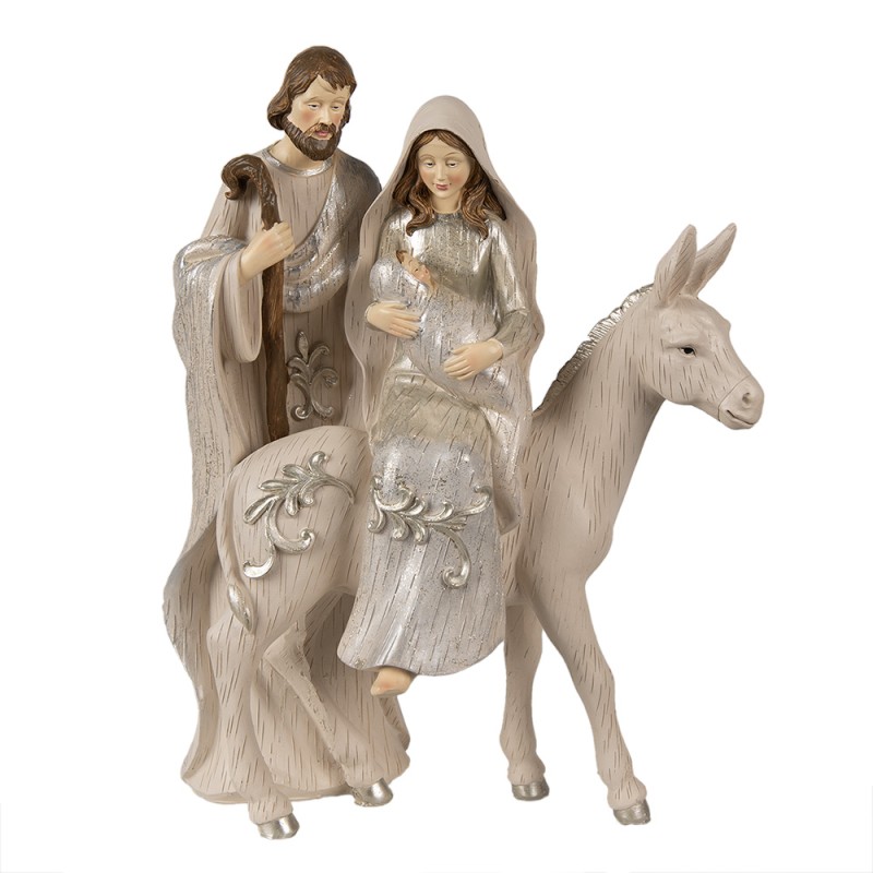 Clayre & Eef Figurine Crèche 32 cm Beige Polyrésine