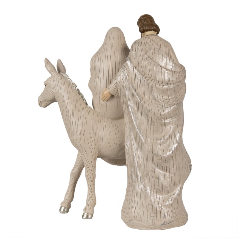 Clayre & Eef Figurine Crèche 32 cm Beige Polyrésine