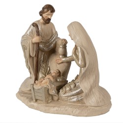 Clayre & Eef Figurine Crèche 23 cm Beige Polyrésine