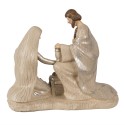 Clayre & Eef Beeld Kerstgroep 23 cm Beige Polyresin