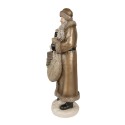 Clayre & Eef Figurine Santa Claus 30 cm Gold colored Polyresin