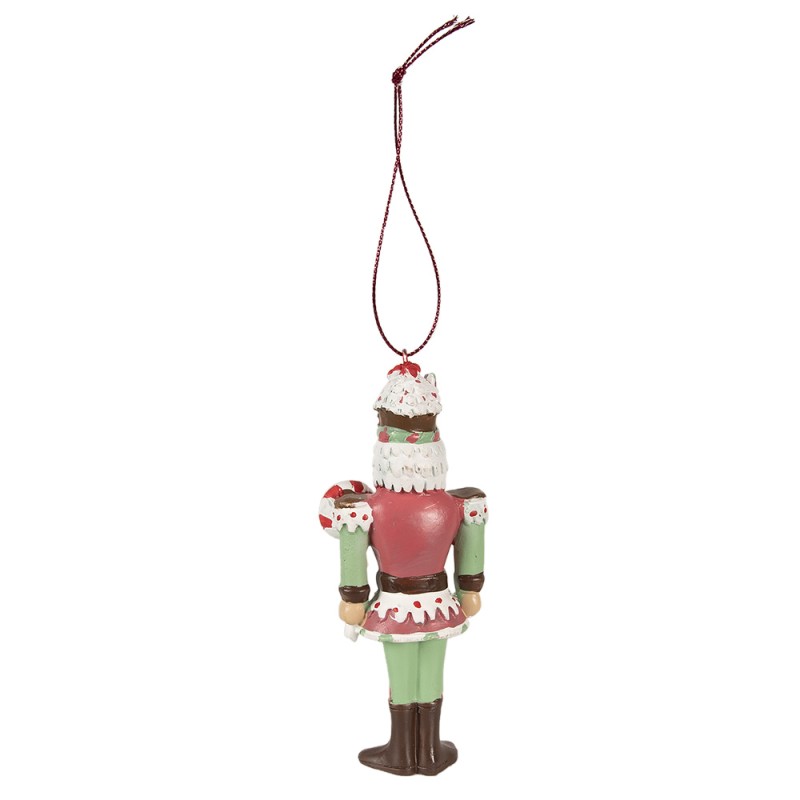 Clayre & Eef Christmas Ornament Nutcracker 12 cm Red Polyresin