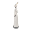 Clayre & Eef Figur Kaninchen 41 cm Weiß Polyresin