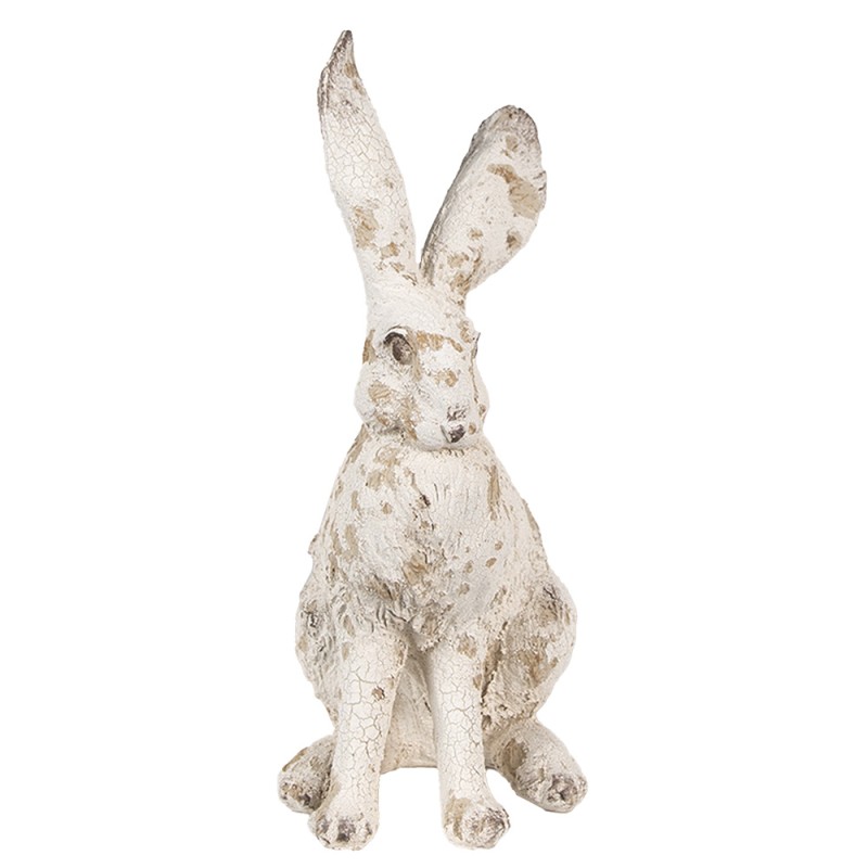 Clayre & Eef Figurine Rabbit 22 cm Beige Polyresin