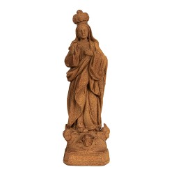 Clayre & Eef Figurine décorative Marie 19 cm Marron Polyrésine