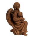 Clayre & Eef Figurine décorative Ange 18 cm Marron Polyrésine