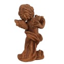 Clayre & Eef Dekorationsfigur Engel 14 cm Braun Polyresin