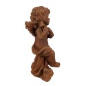 Clayre & Eef Dekorationsfigur Engel 14 cm Braun Polyresin