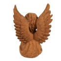 Clayre & Eef Decorative Figurine Angel 15 cm Brown Polyresin