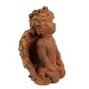 Clayre & Eef Dekorationsfigur Engel 11 cm Braun Polyresin