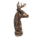 Clayre & Eef Dekorationsfigur Hirsch 25 cm Braun Polyresin