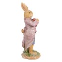 Clayre & Eef Figurine Lapin 20 cm Marron Polyrésine