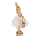 Clayre & Eef Figurine Rabbit 21 cm Brown Polyresin