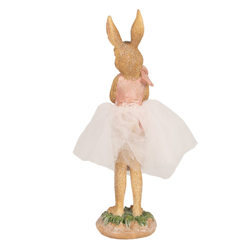 Clayre & Eef Figurine Rabbit 21 cm Brown Polyresin