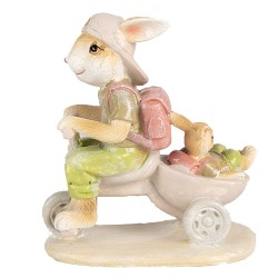 Clayre & Eef Figurine Rabbit 12 cm Brown Polyresin