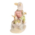 Clayre & Eef Statuetta Coniglio 12 cm Marrone Poliresina