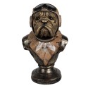 Clayre & Eef Beeld Hond 35 cm Bruin Polyresin