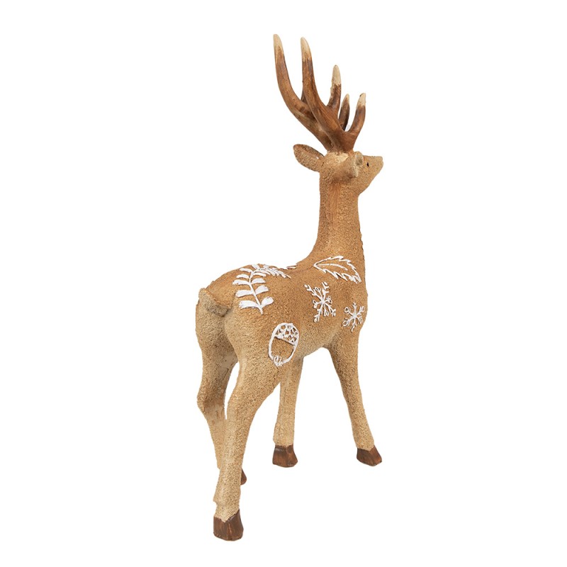 Clayre & Eef Decorative Figurine Deer 31 cm Brown Plastic