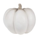 Clayre & Eef Decorazione Zucca Ø 31x27 cm Grigio Plastica