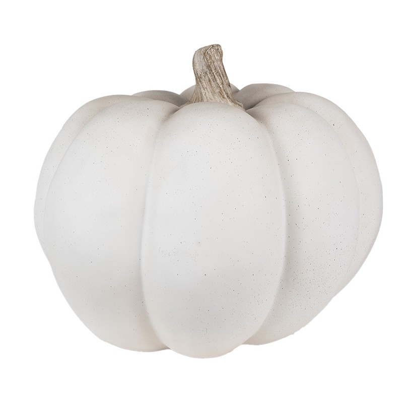 Clayre & Eef Decoration Pumpkin Ø 31x27 cm Grey Plastic