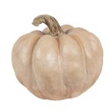 Clayre & Eef Decorazione Zucca Ø 14x12 cm Beige Plastica