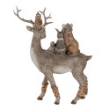 Clayre & Eef Figurine Animals 25 cm Grey Brown Polyresin Animals