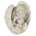 Clayre & Eef Figurine Angel (2) 10x6x10 cm Beige Polyresin