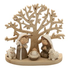 Clayre & Eef Figurine Jesus 11x5x10 cm Brown Polyresin