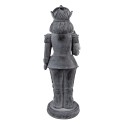 Clayre & Eef Figurine Nutcracker 32 cm Grey Polyresin