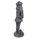 Clayre & Eef Figurine Nutcracker 32 cm Grey Polyresin