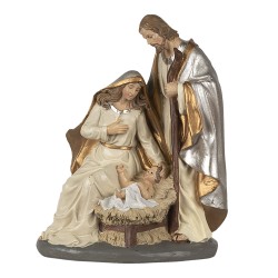 Clayre & Eef Figurine Nativity Scene 15x11x20 cm Beige Polyresin