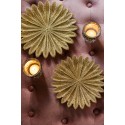 Clayre & Eef Scodella decorativa Ø 25x1 cm Color oro Plastica Rotondo Rami