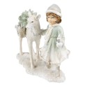 Clayre & Eef Figurine Child 18 cm White Polyresin