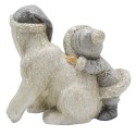 Clayre & Eef Figurine Enfant 11 cm Blanc Polyrésine