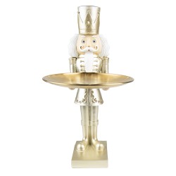 Clayre & Eef Statuetta Schiaccianoci 35 cm Color oro Poliresina