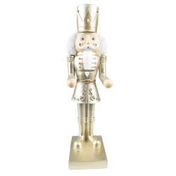 Clayre & Eef Statuetta Schiaccianoci 35 cm Color oro Poliresina